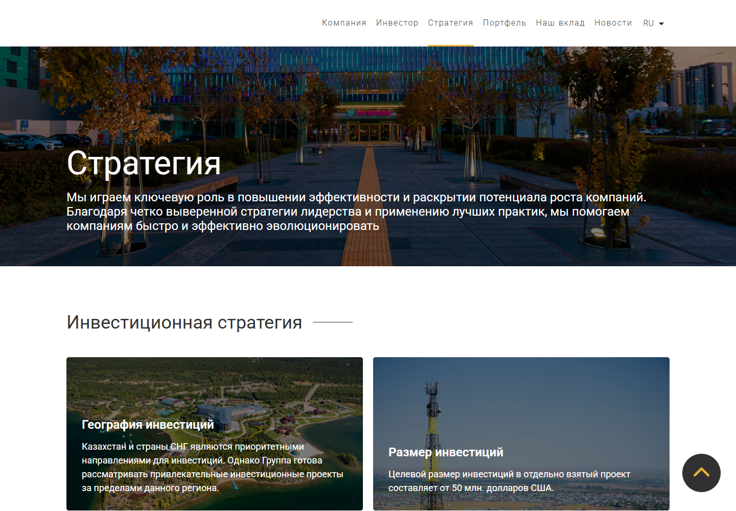 Инвестиционная стратегия Verny Capital